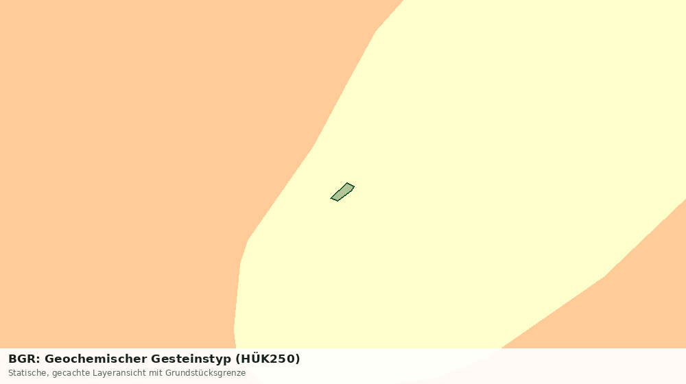 Statische Kartenansicht: BGR: Geochemischer Gesteinstyp (HÜK250)