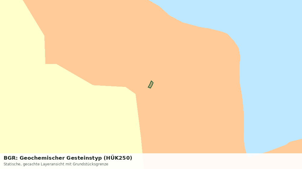 Statische Kartenansicht: BGR: Geochemischer Gesteinstyp (HÜK250)