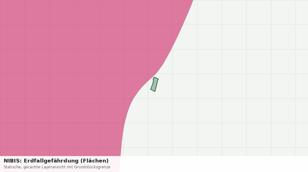 Statische Kartenansicht: NIBIS: Erdfallgefährdung (Flächen)