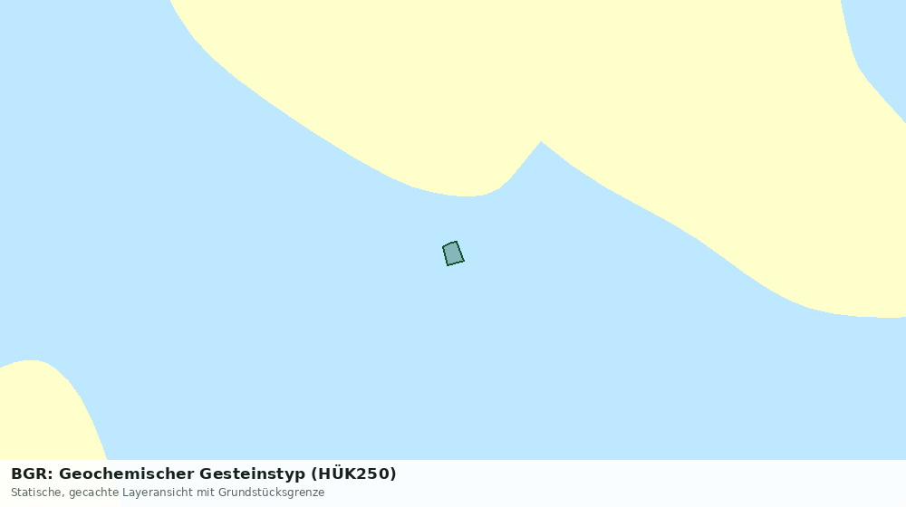 Statische Kartenansicht: BGR: Geochemischer Gesteinstyp (HÜK250)