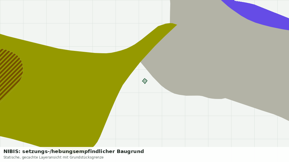 Statische Kartenansicht: NIBIS: setzungs-/hebungsempfindlicher Baugrund