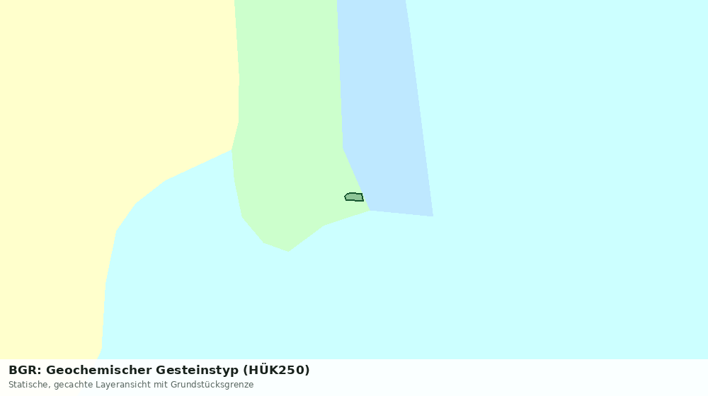 Statische Kartenansicht: BGR: Geochemischer Gesteinstyp (HÜK250)