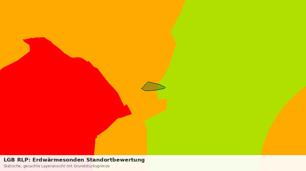 Statische Kartenansicht: LGB RLP: Erdwärmesonden Standortbewertung