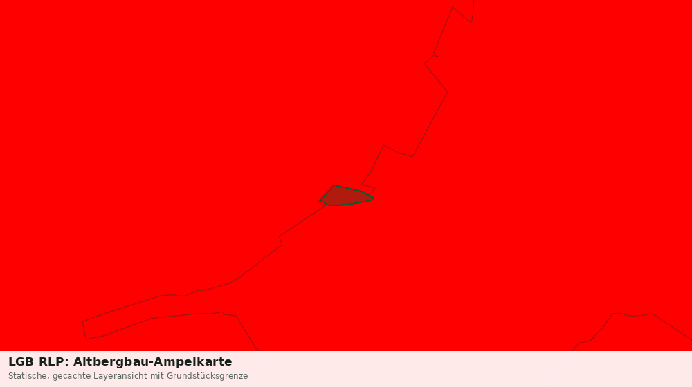 Statische Kartenansicht: LGB RLP: Altbergbau-Ampelkarte