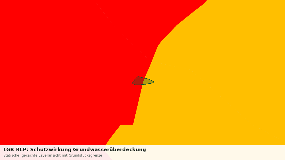 Statische Kartenansicht: LGB RLP: Schutzwirkung Grundwasserüberdeckung