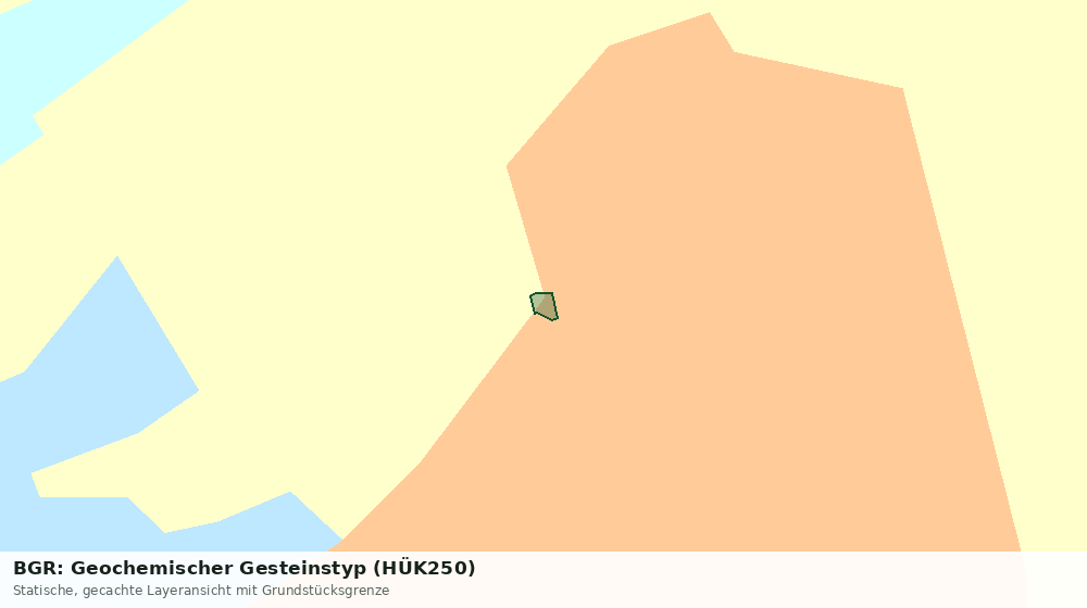 Statische Kartenansicht: BGR: Geochemischer Gesteinstyp (HÜK250)