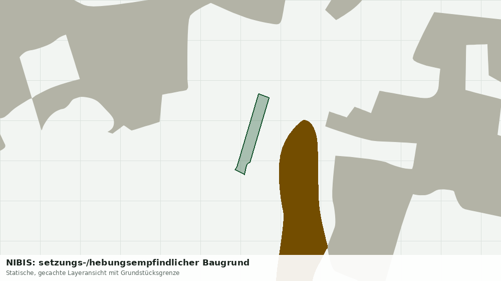Statische Kartenansicht: NIBIS: setzungs-/hebungsempfindlicher Baugrund