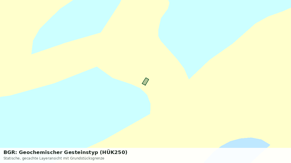 Statische Kartenansicht: BGR: Geochemischer Gesteinstyp (HÜK250)