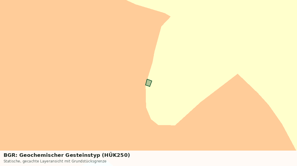 Statische Kartenansicht: BGR: Geochemischer Gesteinstyp (HÜK250)