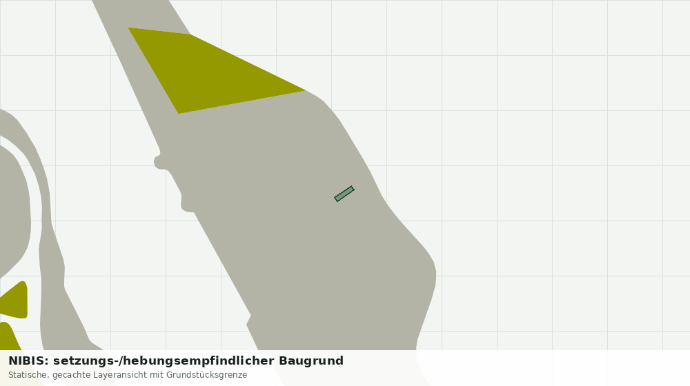 Statische Kartenansicht: NIBIS: setzungs-/hebungsempfindlicher Baugrund