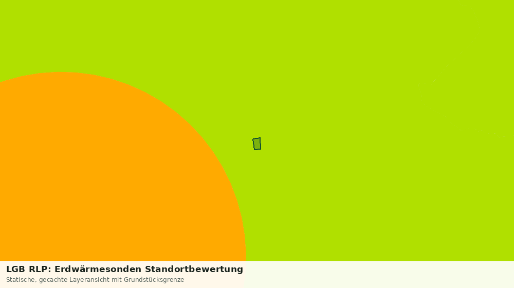 Statische Kartenansicht: LGB RLP: Erdwärmesonden Standortbewertung