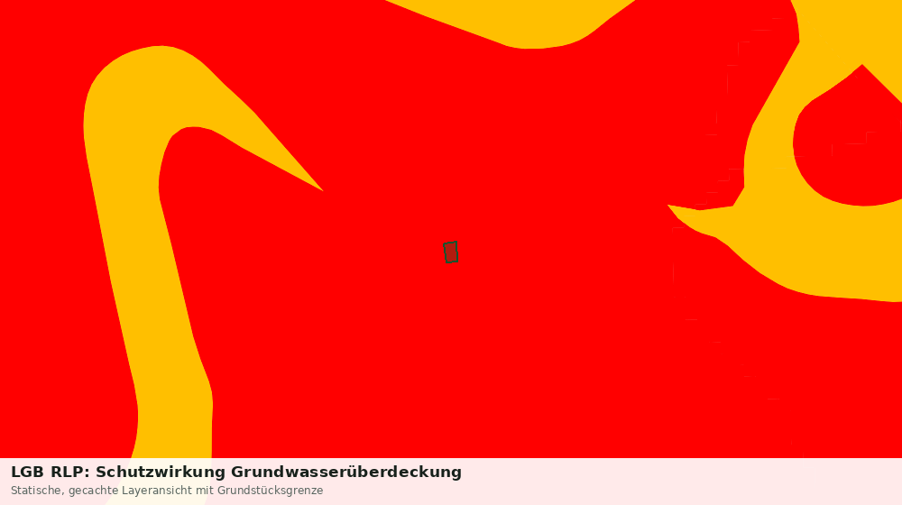 Statische Kartenansicht: LGB RLP: Schutzwirkung Grundwasserüberdeckung