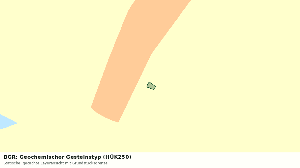 Statische Kartenansicht: BGR: Geochemischer Gesteinstyp (HÜK250)