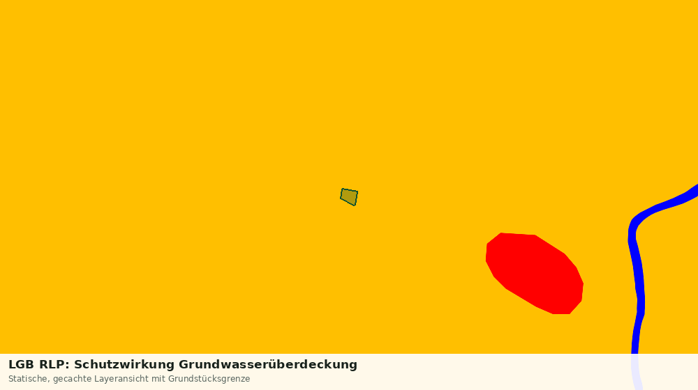 Statische Kartenansicht: LGB RLP: Schutzwirkung Grundwasserüberdeckung