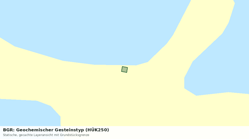 Statische Kartenansicht: BGR: Geochemischer Gesteinstyp (HÜK250)