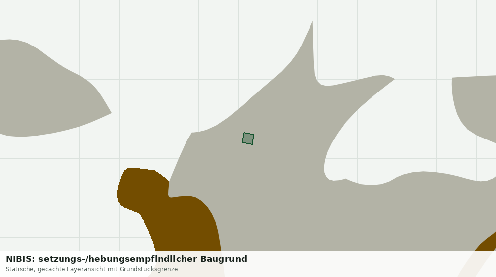 Statische Kartenansicht: NIBIS: setzungs-/hebungsempfindlicher Baugrund