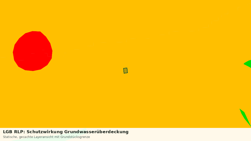 Statische Kartenansicht: LGB RLP: Schutzwirkung Grundwasserüberdeckung