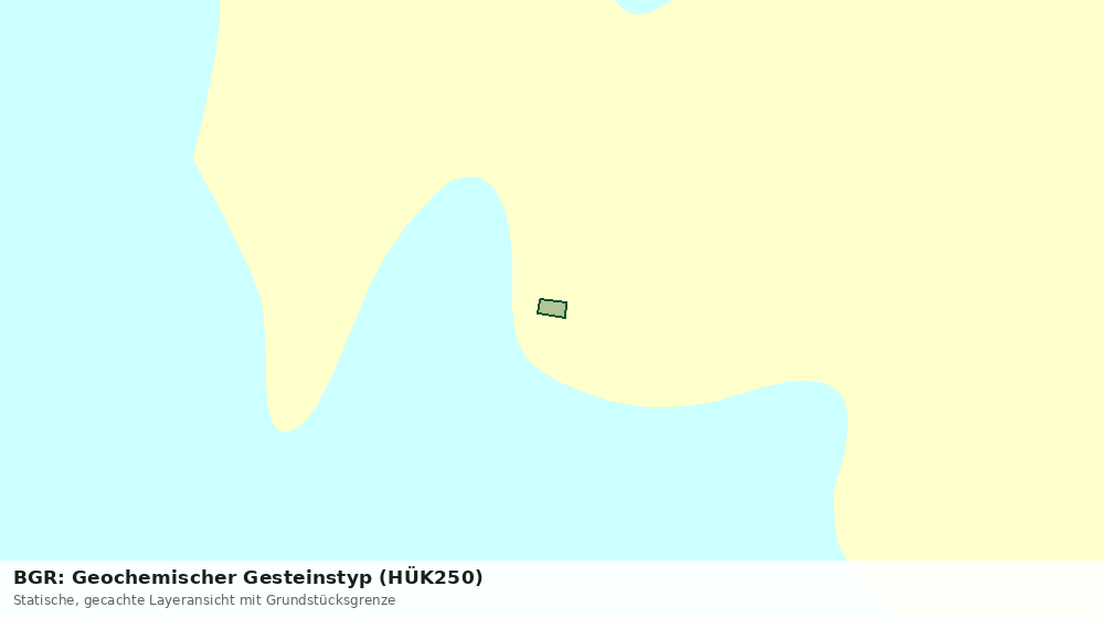 Statische Kartenansicht: BGR: Geochemischer Gesteinstyp (HÜK250)