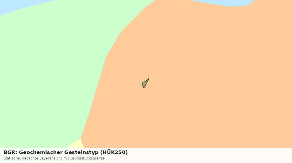 Statische Kartenansicht: BGR: Geochemischer Gesteinstyp (HÜK250)