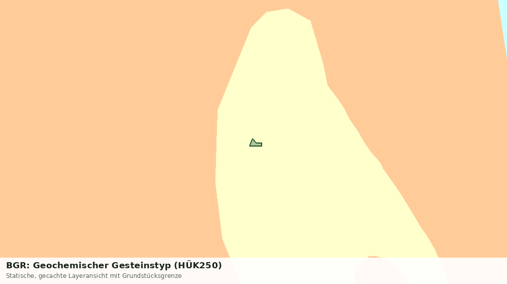 Statische Kartenansicht: BGR: Geochemischer Gesteinstyp (HÜK250)