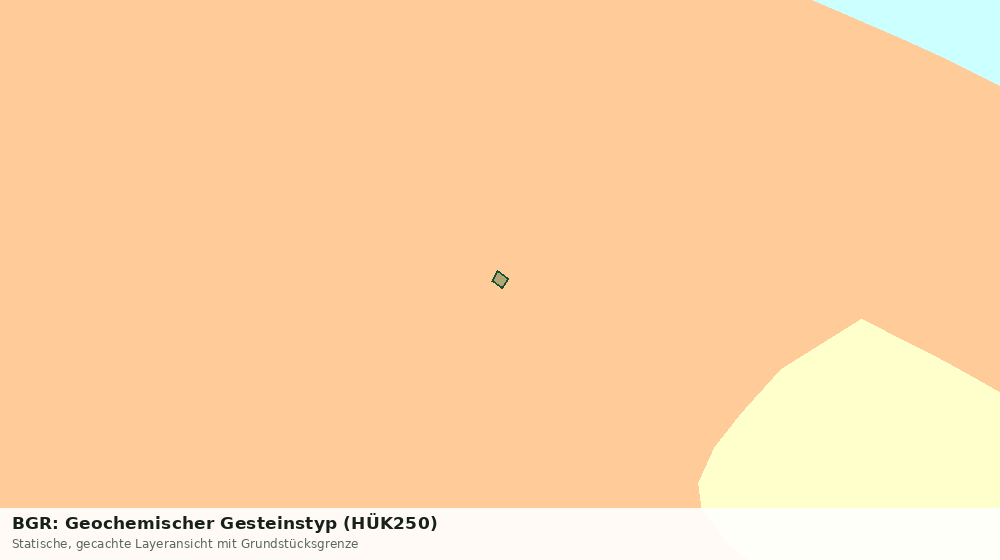 Statische Kartenansicht: BGR: Geochemischer Gesteinstyp (HÜK250)