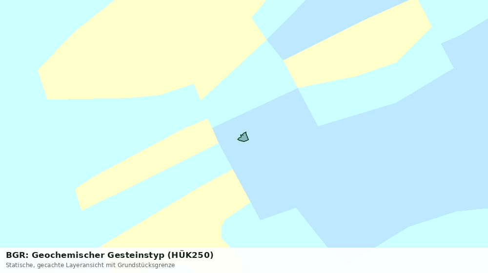 Statische Kartenansicht: BGR: Geochemischer Gesteinstyp (HÜK250)
