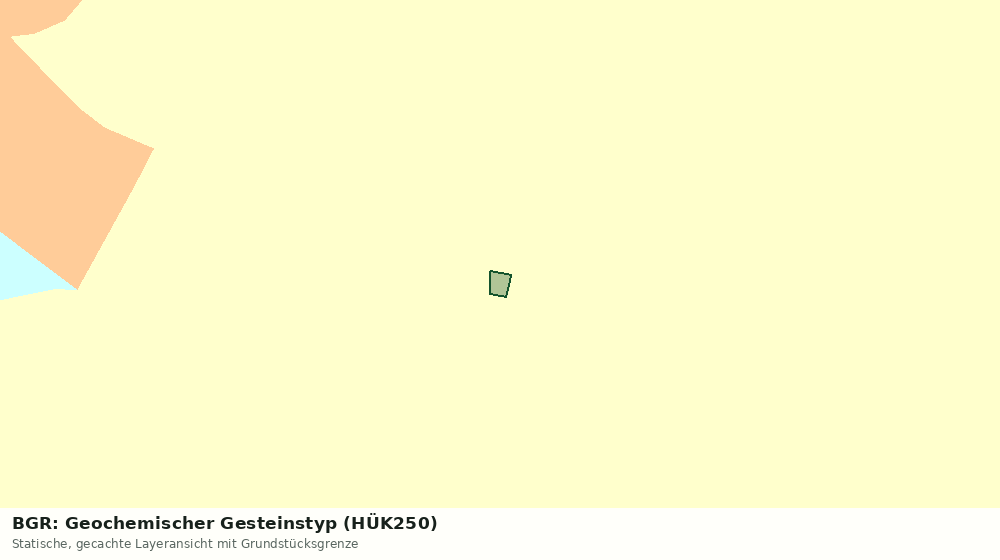 Statische Kartenansicht: BGR: Geochemischer Gesteinstyp (HÜK250)