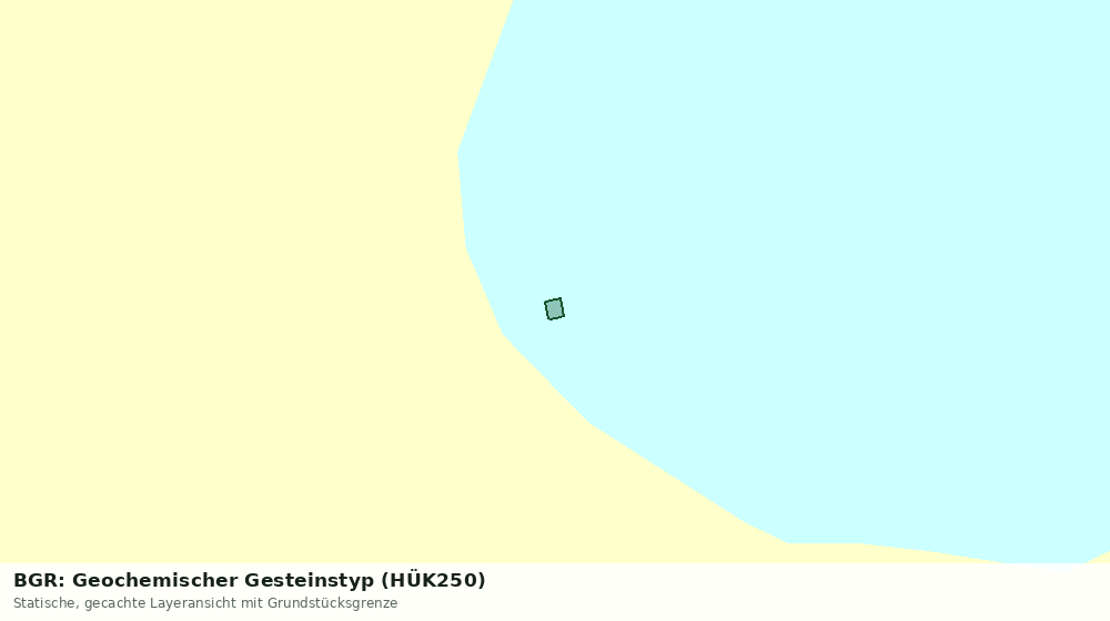 Statische Kartenansicht: BGR: Geochemischer Gesteinstyp (HÜK250)