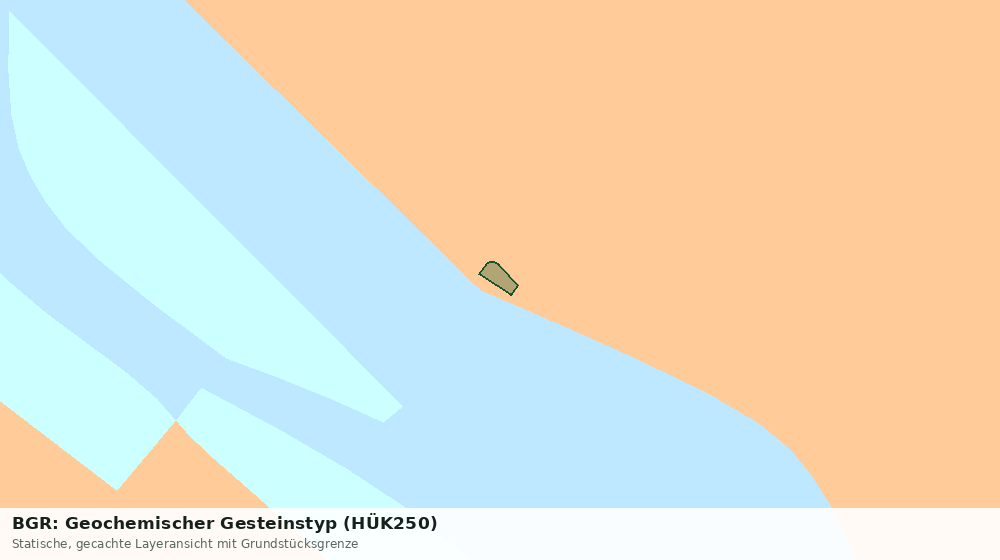Statische Kartenansicht: BGR: Geochemischer Gesteinstyp (HÜK250)
