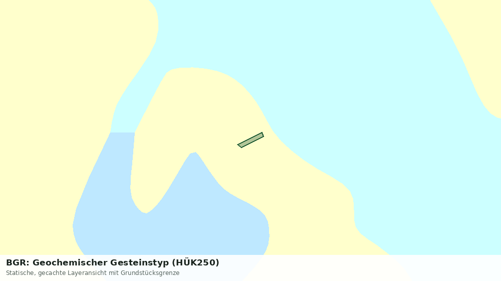 Statische Kartenansicht: BGR: Geochemischer Gesteinstyp (HÜK250)
