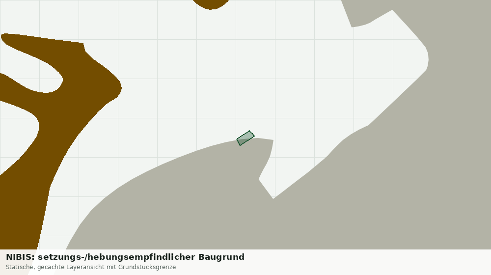 Statische Kartenansicht: NIBIS: setzungs-/hebungsempfindlicher Baugrund