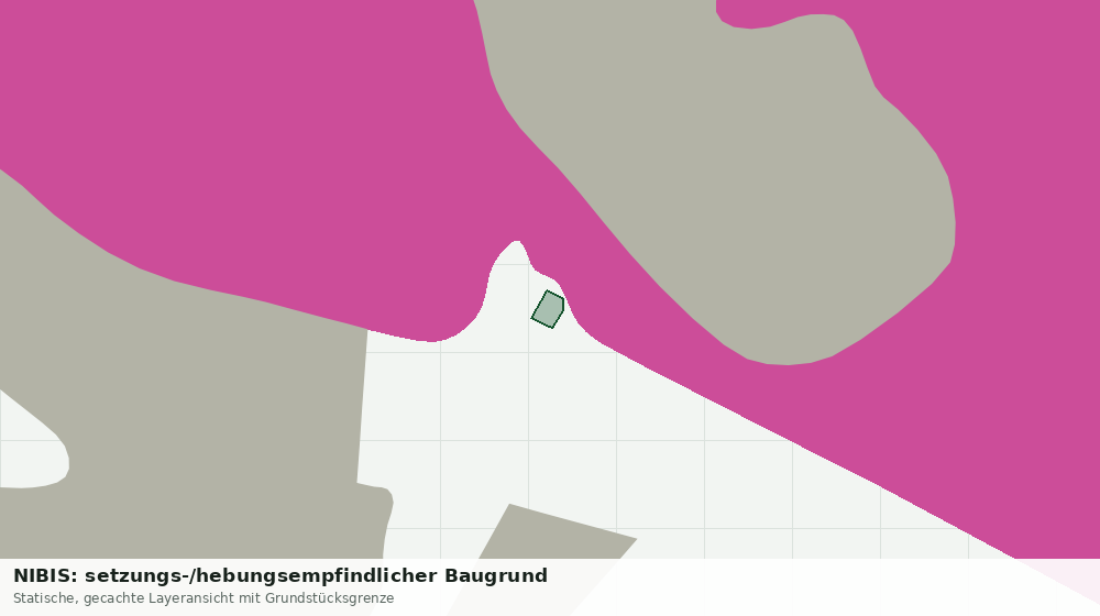 Statische Kartenansicht: NIBIS: setzungs-/hebungsempfindlicher Baugrund