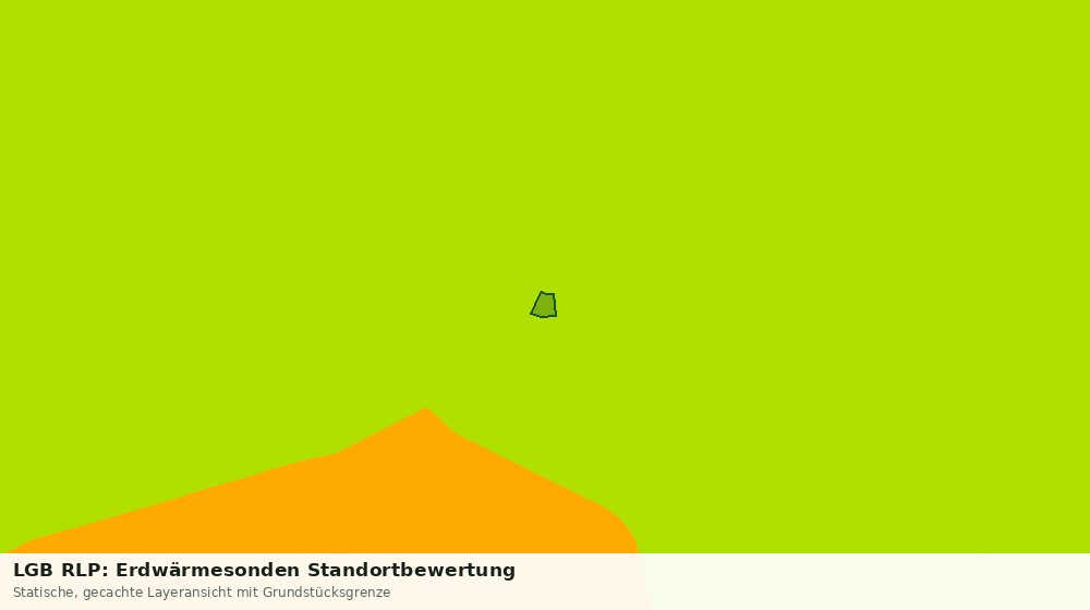 Statische Kartenansicht: LGB RLP: Erdwärmesonden Standortbewertung
