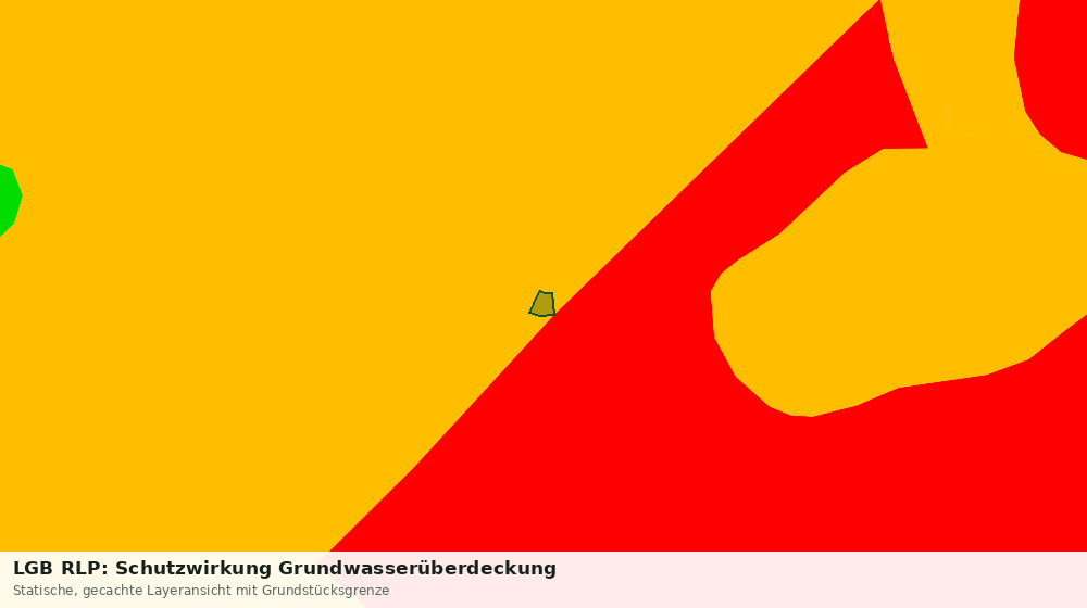 Statische Kartenansicht: LGB RLP: Schutzwirkung Grundwasserüberdeckung
