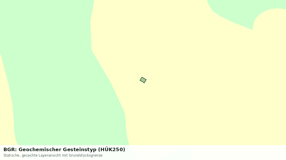 Statische Kartenansicht: BGR: Geochemischer Gesteinstyp (HÜK250)