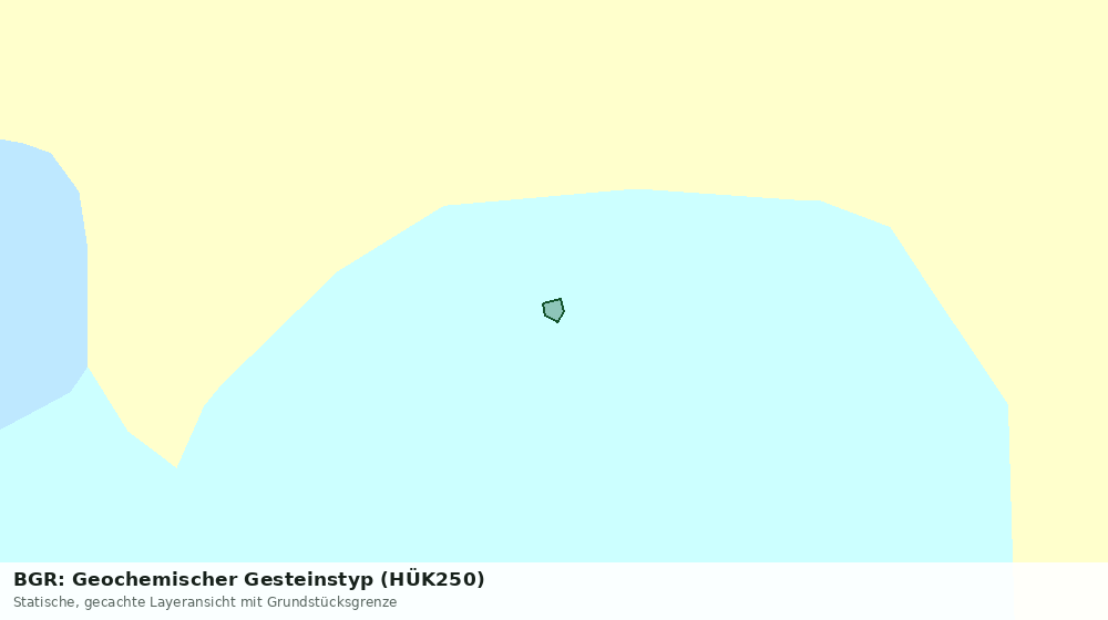 Statische Kartenansicht: BGR: Geochemischer Gesteinstyp (HÜK250)
