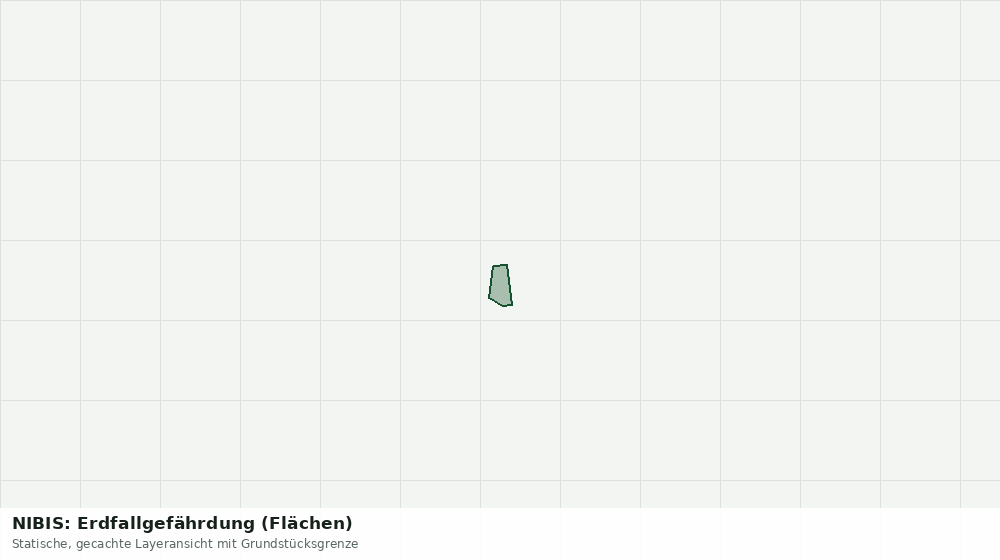 Statische Kartenansicht: NIBIS: Erdfallgefährdung (Flächen)