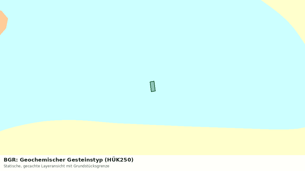 Statische Kartenansicht: BGR: Geochemischer Gesteinstyp (HÜK250)