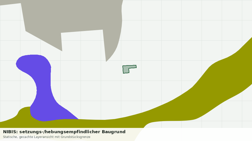Statische Kartenansicht: NIBIS: setzungs-/hebungsempfindlicher Baugrund
