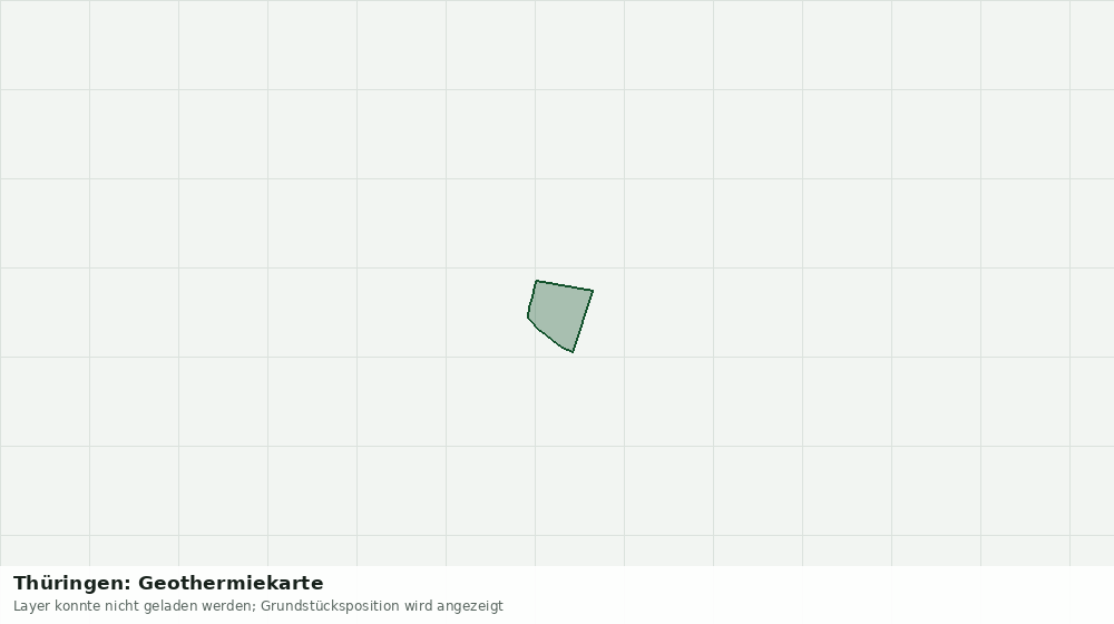 Statische Kartenansicht: Thüringen: Geothermiekarte