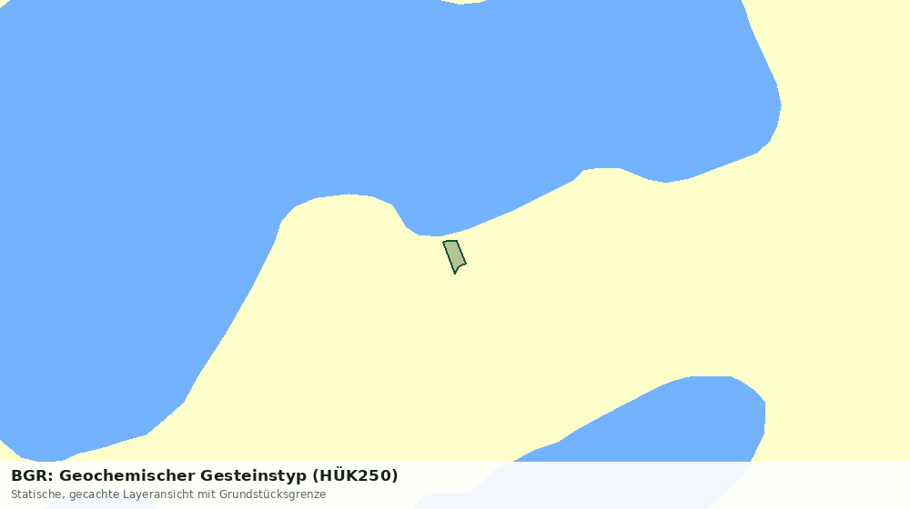 Statische Kartenansicht: BGR: Geochemischer Gesteinstyp (HÜK250)