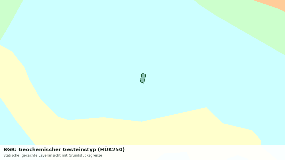 Statische Kartenansicht: BGR: Geochemischer Gesteinstyp (HÜK250)