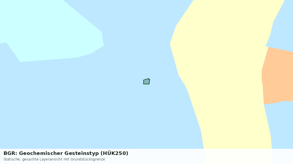 Statische Kartenansicht: BGR: Geochemischer Gesteinstyp (HÜK250)