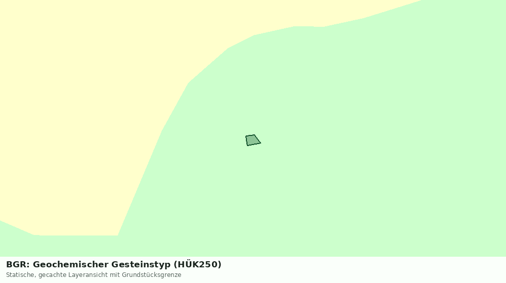Statische Kartenansicht: BGR: Geochemischer Gesteinstyp (HÜK250)