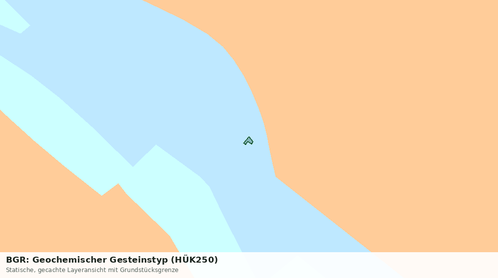Statische Kartenansicht: BGR: Geochemischer Gesteinstyp (HÜK250)