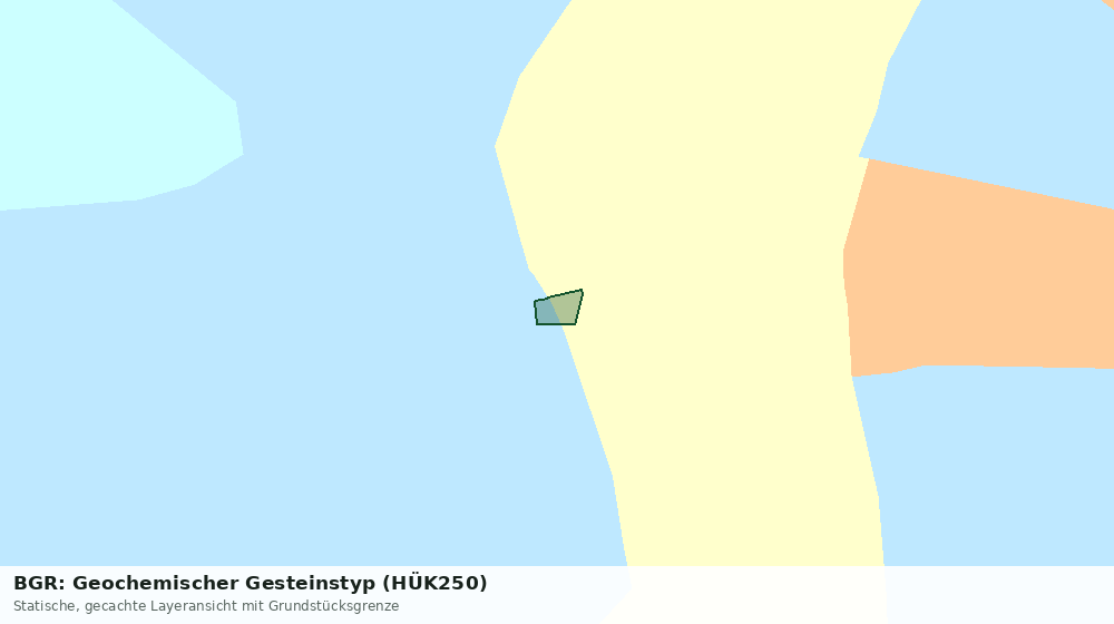 Statische Kartenansicht: BGR: Geochemischer Gesteinstyp (HÜK250)