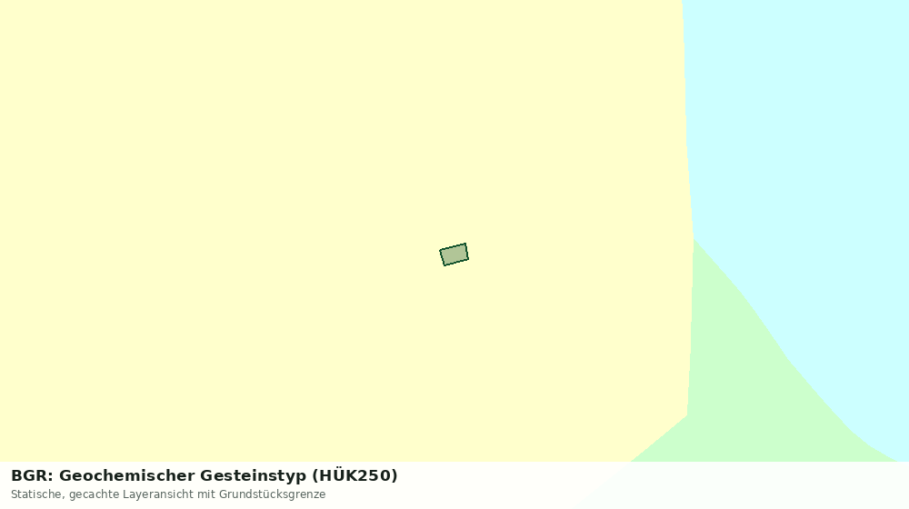 Statische Kartenansicht: BGR: Geochemischer Gesteinstyp (HÜK250)
