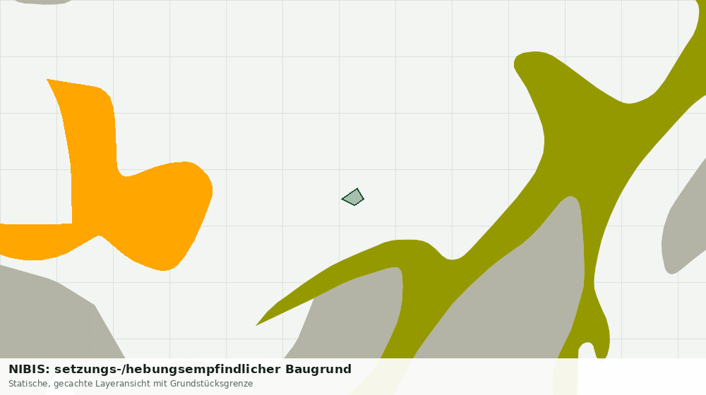 Statische Kartenansicht: NIBIS: setzungs-/hebungsempfindlicher Baugrund
