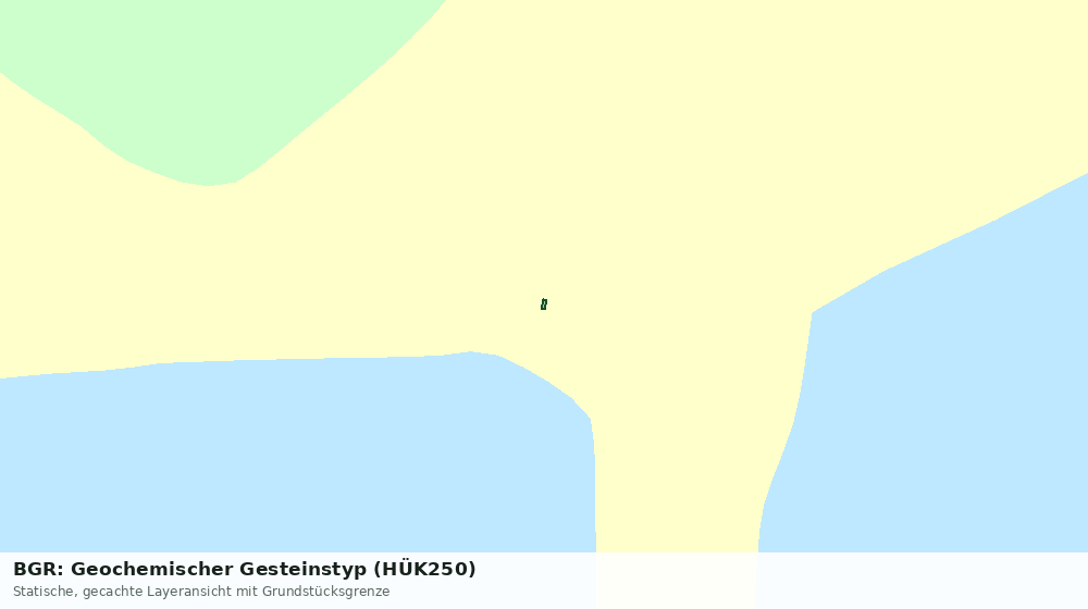 Statische Kartenansicht: BGR: Geochemischer Gesteinstyp (HÜK250)