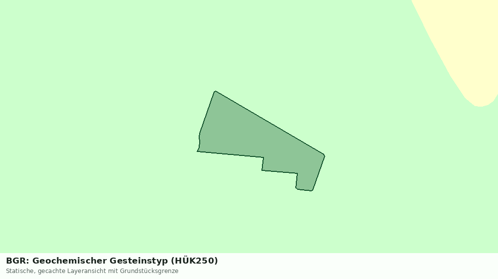 Statische Kartenansicht: BGR: Geochemischer Gesteinstyp (HÜK250)